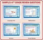 MimioVote Grades 8 - 10 Question Set - Math, Language Arts, Science & Social Studies