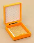 Plastic Slides Box for 25 Slides Orange