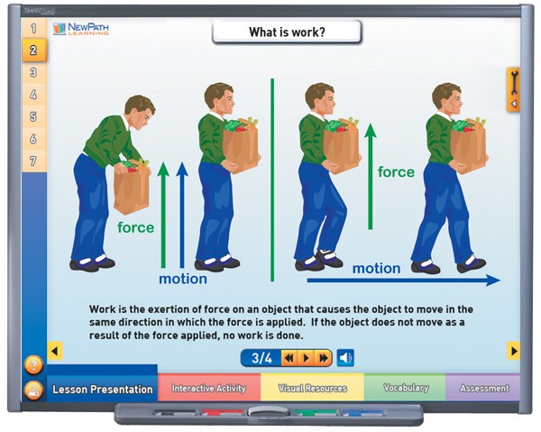 W54-6607 Work, Power & Simple Machines Multimedia Lesson